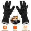 BBQ Gloves 1472Â¬âˆžF Heat Resistant Grill Gloves Anti-slip Carbon Fiber BBQ Gloves