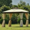 Gazebo Canopy Soft Top Outdoor Patio Gazebo Tent Garden Canopy for Your Yard;  Patio;  Garden;  Outdoor or Party