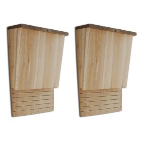 Bat House 8.7" x 4.7" x 1' 1" Set of 2