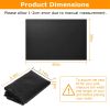 60x39in Under Grill Mat Folding Oil Absorbent Reusable Water Resistant Grilling Protective Mat for Decks Patios Smokers Fryer