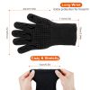 BBQ Gloves 1472Â¬âˆžF Heat Resistant Grill Gloves Anti-slip Carbon Fiber BBQ Gloves