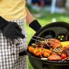 BBQ Gloves 1472Â¬âˆžF Heat Resistant Grill Gloves Anti-slip Carbon Fiber BBQ Gloves