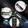 5.3oz Small & Extremely Zoomable LED Tactical Handheld Flashlight with Knife