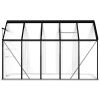 Greenhouse with Base Frame Anthracite Aluminum 63.4 ftÂ¬â‰¤