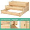 3 Tier Elevated Wooden Vegetable Garden Bed