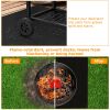 60x39in Under Grill Mat Folding Oil Absorbent Reusable Water Resistant Grilling Protective Mat for Decks Patios Smokers Fryer