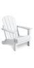 Folding Adirondack Chair Outdoor; Poly Lumber Weather Resistant Patio Chairs for Garden; Deck; Backyard; Lawn Furniture; Easy Maintenance & Classic Ad