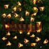 Honey Bee Shaped Waterproof Solar String Fairy Lights