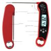 Grill instant read meat thermometer for grilling and cooking. The best waterproof ultra fast thermometer with backlight and calibration. Digital food