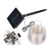 Canopy Light, 40 ft Solar Powered LED String Light fits up to 10x10 ft canopies, 120 warm white LED fairy lights to boost ambience fantastically, sett