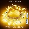 1pc; Fairy Lights Led Firecracker Lights 8 Twinkling Modes USB Remote With Timer Waterproof Cluster Starry String Lights