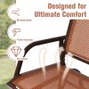 Swing Glider Chair 48 Inch Loveseat Rocker Lounge Backyard