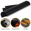 2Pcs BBQ Grill Mat Non-Stick Mat Baking Mat Reusable Reversible Washable FDA-Approved