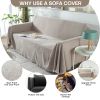 Chenille Couch Cover Universal Sofa Cover Sofa Slipcover for Pets Dogs Cats